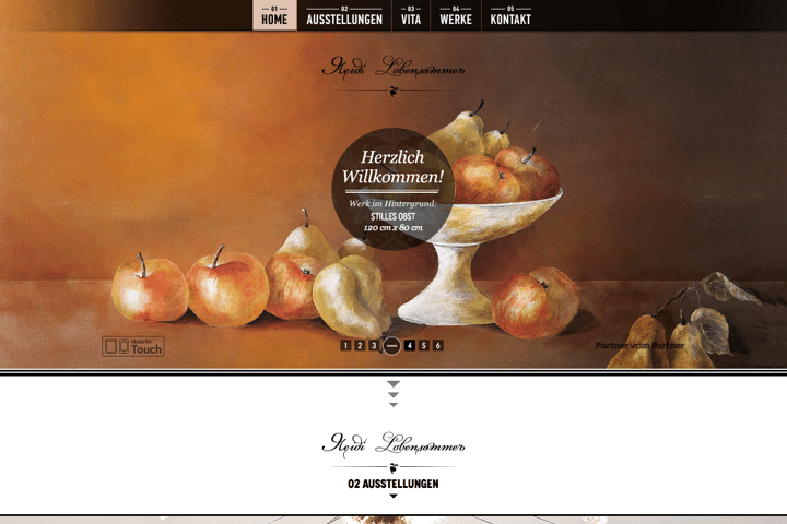 Heidi Lobensommer website preview